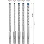 Gręžtuvas Bosch 8 mm 2608900198 metalui ir medžiui