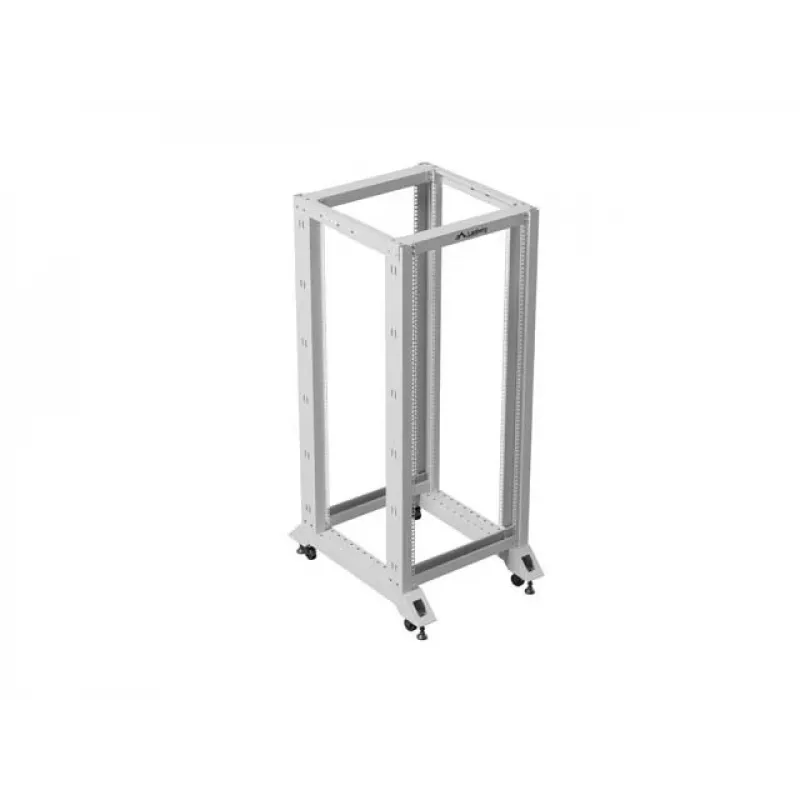 LANBERG 19 colių atviras stovas 27U 600x800 mm pilkas