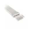 PCI-E 8 kontaktų ilginimo kabelis Kolink Umbra Radiant ARGB — dvigubas 2× 8 kontaktų, pintas GPU maitinimo ilgintuvas