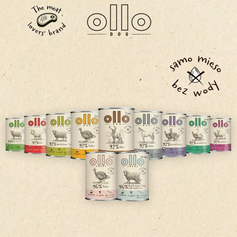 OLLO Umami Antiena ir kalakutiena šlapi šunų ėdalas 850g