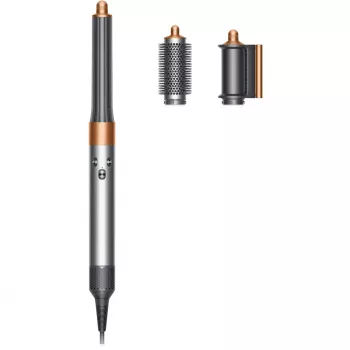 Multistyler Dyson Airwrap Origin Warm Copper Nickel – multistyler, 1300 W, 3 šilumos/greičio nustatymai, 360° pagrindas, 2,675 m laidas