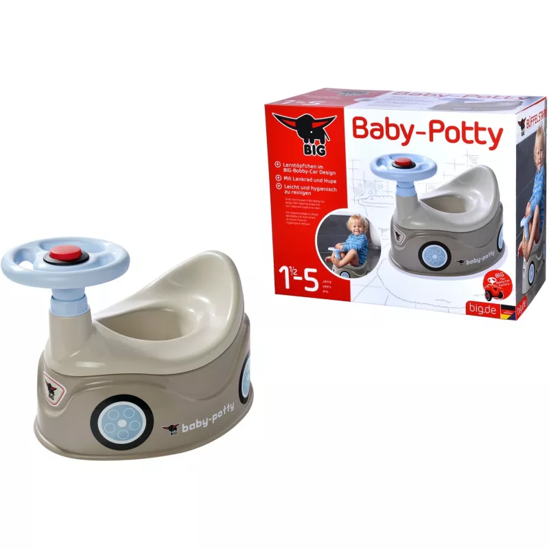 Baby-Potty Grey, puodukas Pilka/Mėlyna