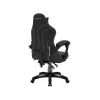 Žaidimų kėdė huzaro Force 3.7 Carbon Black – ergonomiška, aukštis reguliuojamas 107,5–116,5 cm, 5 ratai, juosmens ir kaklo pagalvėlės