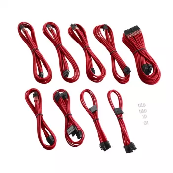 Maitinimo kabelių rinkinys CableMod PRO Series ModMesh C-Series, skirtas Cooler Master RMi/RMx (raudona)