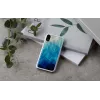 iKins apsauginis dėklas iPhone XR — mėlynas ežero paviršius, juodas vidus