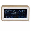 Skaitmeninė orų stotelė Denver WS-72 Wood LCD DC/Baterija