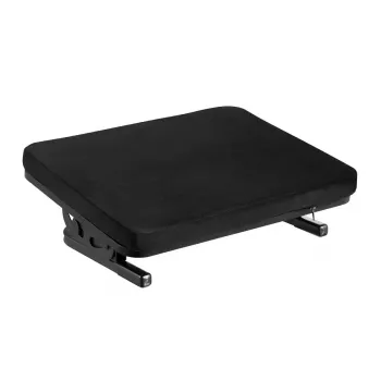 Pėdų atrama MACLEAN MC-460 ergonomiška minkšta metalinė pėdų atrama, neslystantis pagrindas, polinkis -20–20°, maks. apkrova 20 kg, juoda