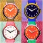 NeXtime klok 8158 Laiko juostos, 43x43.4 cm, Sieninis, Daugiaspalvis
