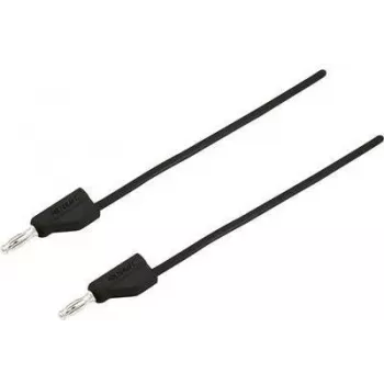 VOLTCRAFT matavimo laidas [Kištukas 4 mm - Kištukas 4 mm] 0,75 m Juodas MSB-300 (MSB-300-0,75-SW)