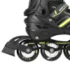 Nils Extreme NH18191 2IN1 riedučiai BLACK/LIME dydis M (34-38) su keičiamomis ledo ritulio pačiūžomis