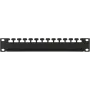Kabelių tvarkymo panelė LOGON RAO300BL Juoda Metalinė 48.3 cm