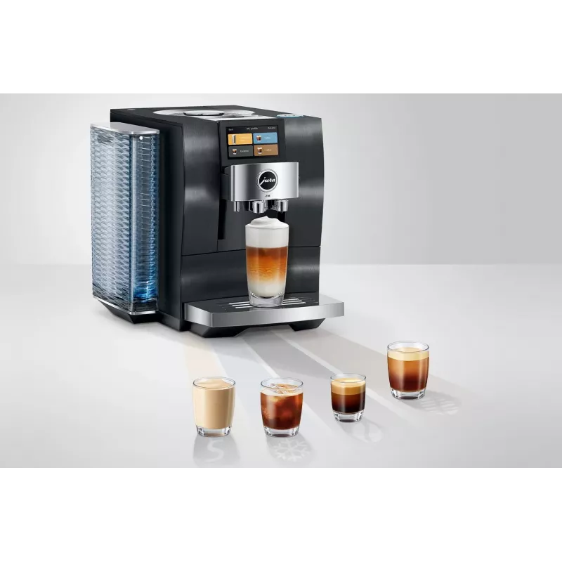 Espresso aparatas JURA Z10 Fully-auto 2.4 L Aliuminis Juodas, 1450 W, 15 bar, 51 gėrimų