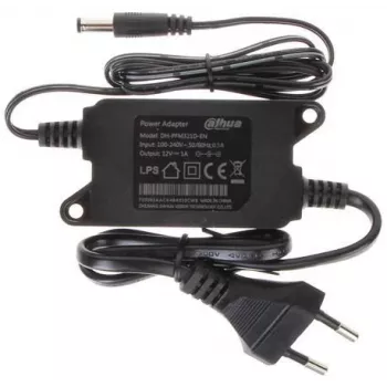 Maitinimo blokas DAHUA PFM321D, vidinis 12 V, įėjimas 100–240 V 50/60 Hz, juodas, 84×41×26 mm