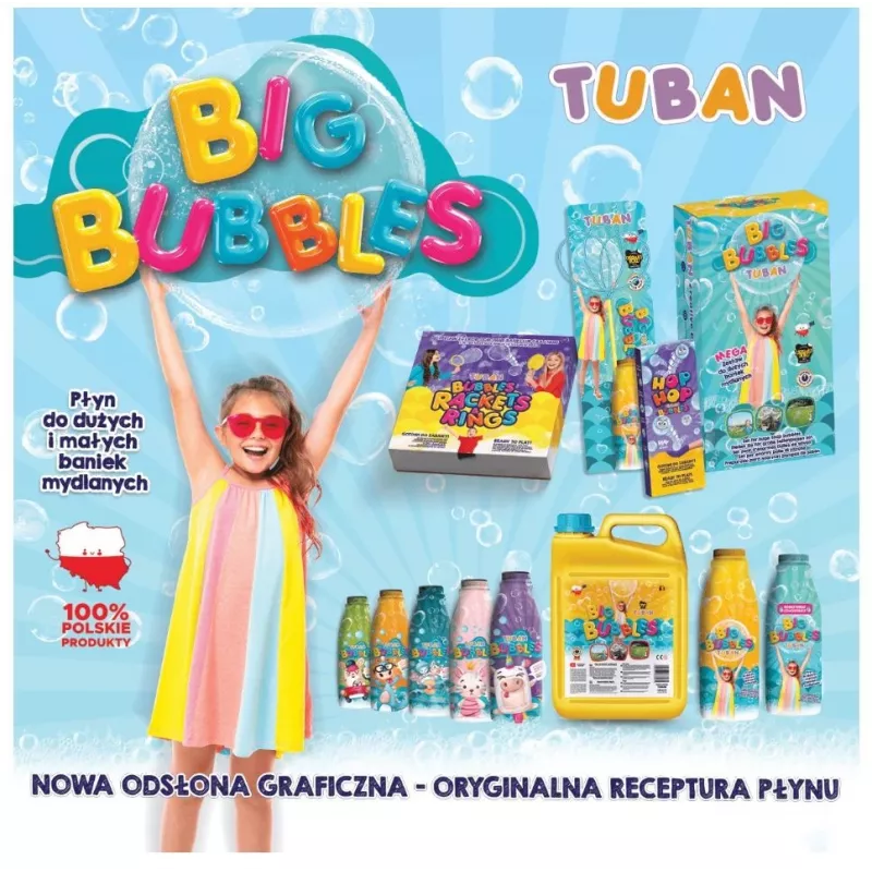 Muilinių burbulų rinkinys Tuban DISPLAY SMALL SOAP BUBBLES MIX 36 vnt. x 60 ml