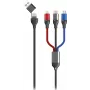 USB kabelis 2GO 797361 1,2 m USB A/USB C USB C / Micro-USB B / Lightning