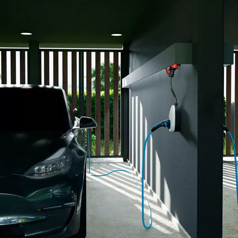 Go-e Charger Gemini flex 11 kW mobili įkrovimo stotelė, 16 A CEE, balta