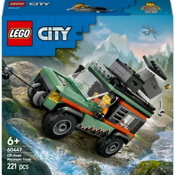 LEGO City Visureigis 4x4 statybinis rinkinys 60447 – 221 detalė, 1 minifigūrėlė, nuo 6 metų