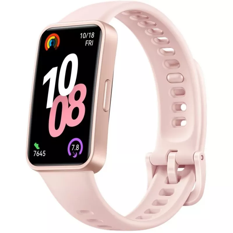 Huawei Band 10 AMOLED 1.47 colio (3,73 cm) aktyvumo stebėjimo apyrankė rožinė
