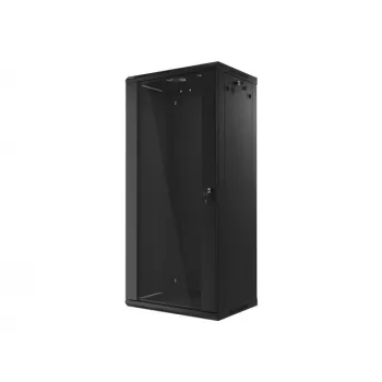 Lanberg Sieninis 19 inch Rack 27U/600x450mm Juodas, Plokščios Pakuotės