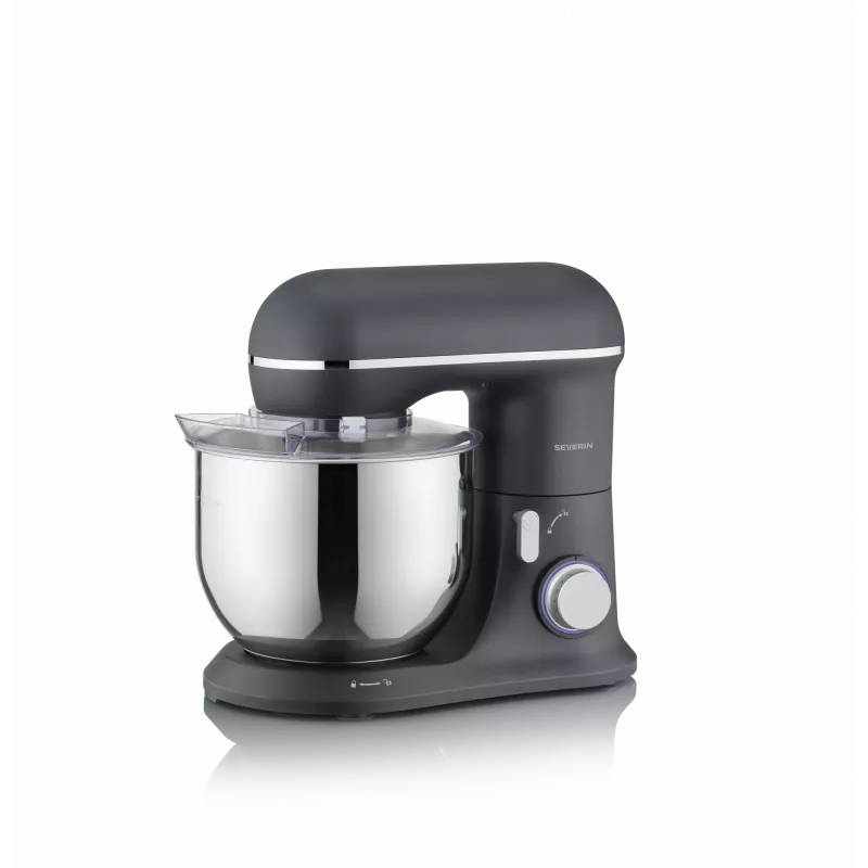 Virtuvinis kombainas SEVERIN KM 3899 — 1200 W, 5,3 L nerūdijančio plieno dubuo, juodas