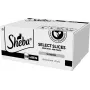 Šlapias kačių ėdalas Sheba Select Slices Paukštienos skoniai multipack – 120 x 85 g paketėliai, suaugusioms katėms, 83% drėgmės