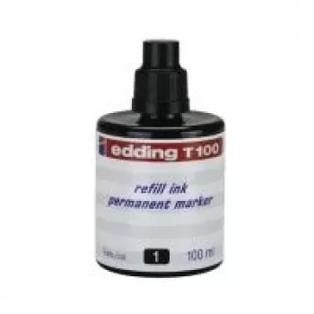 Markerio papildymas Edding T 100 juoda 100 ml
