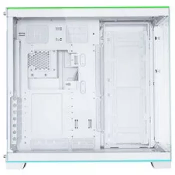 Lian Li O11 Dynamic EVO RGB PC korpuso rinkinys + HydroShift II LCD-S 360TL AiO + 6x UNI FAN SL-INF 120 Reverse Blade ventiliatoriai - Balta