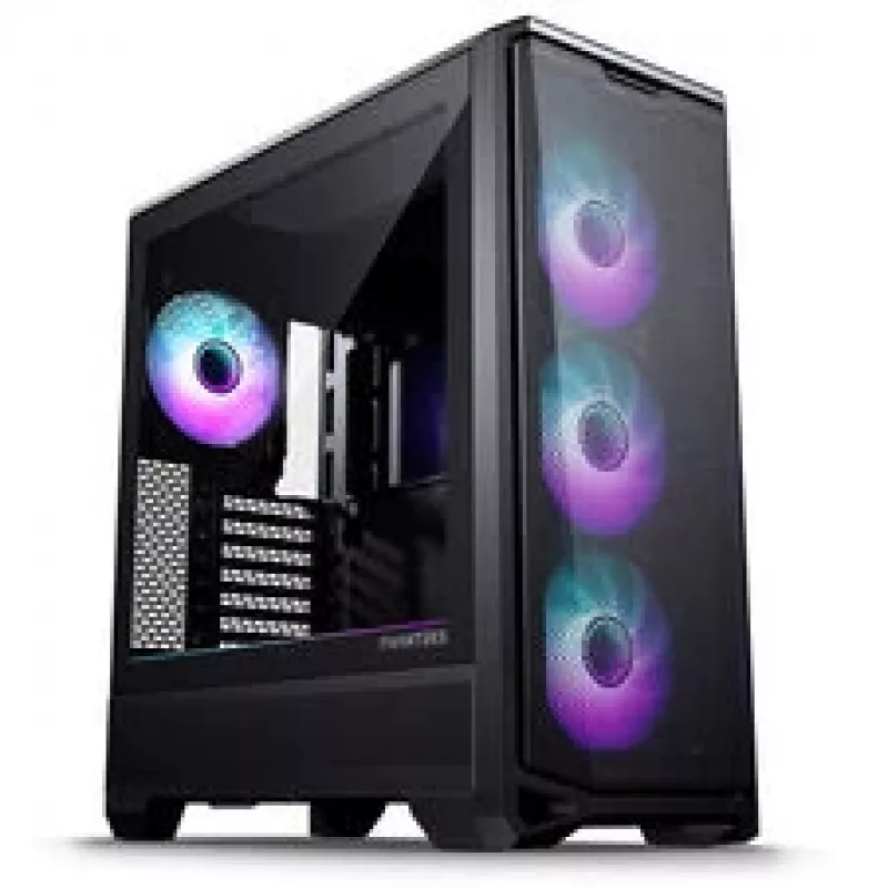 PHANTEKS Eclipse G400A PC korpusas + Glacier M25 Gen2 AiO skysčio aušinimo sistema - juoda