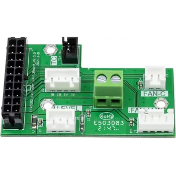 3D spausdintuvo ekstruderio plokštė Flashforge Creator 4 Green – atsarginė ekstruderio valdymo plokštė, skirta Creator 4