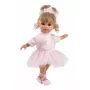 Lėlė Llorens Elena Ballerina 35 mm, audinys ir vinilas, smėlio, rožinė, balta, nuo 3 m.