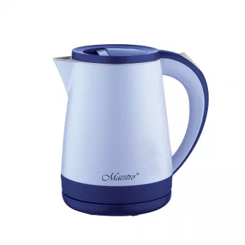 Elektrinis virdulys Maestro MR-037 1.2 L 1630 W nerūdijantis plienas, mėlynas, 360° pagrindas