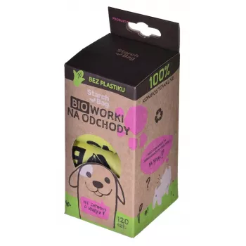 STARCH BAG - Šunų išmatų maišeliai - 8 x 15