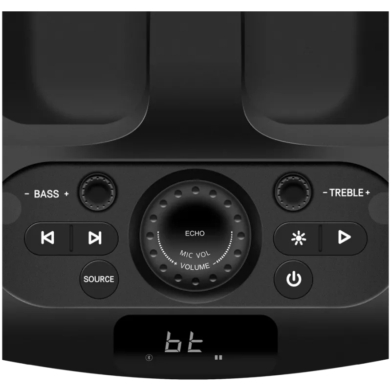 Nešiojama garso kolonėlė Sven PS-1000 160 W, Bluetooth, FM, karaokė, juoda