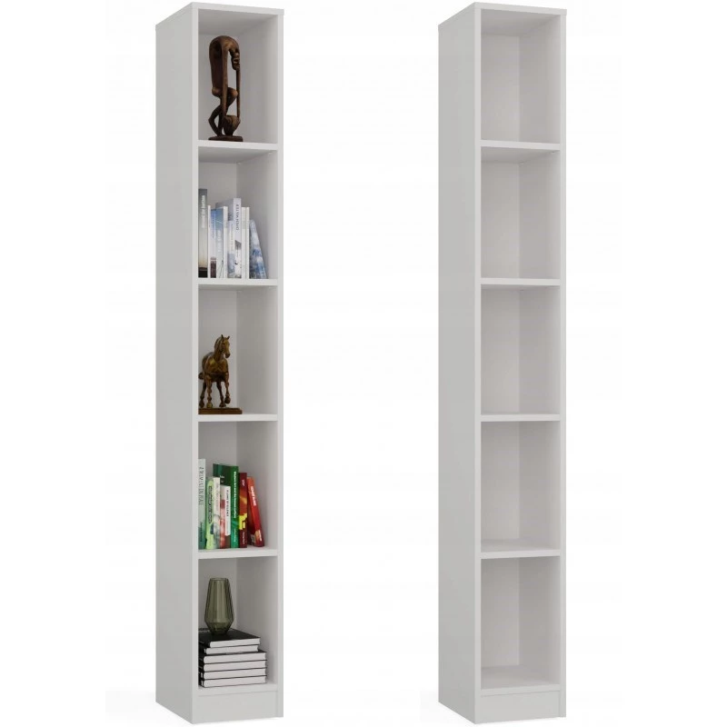 REGAL R25 balta 25 cm vienos sekcijos knygų lentyna