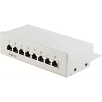 ShiverPeaks S/CONN 75060 skirstomasis skydas (patch panel) Cat6, RJ-45, metalinis, pilkas