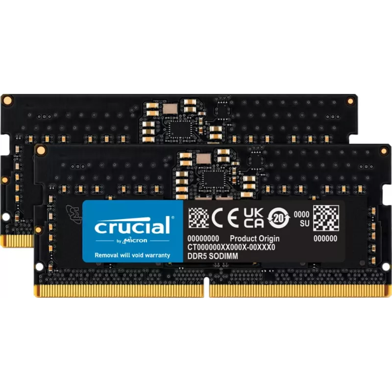 Crucial DDR5 - Kit - 16 GB: 2 x 8 GB - SO DIMM 262-PIN
