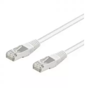 Wentronic Goobay CAT 5e Patch Cable, F/UTP, White, 10 m - CCA Copper Mix (93492)