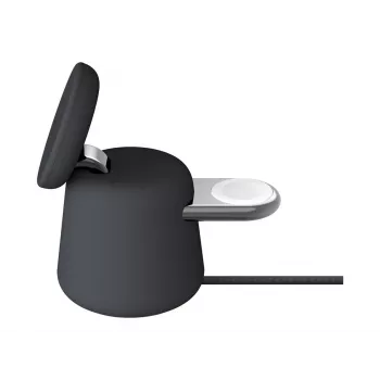 Belaidis įkroviklis Belkin WIZ027VFH36 2‑in‑1 magnetinis Qi2 15W, skirtas iPhone ir Apple Watch