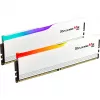 G.Skill Ripjaws M5 RGB 64 GB (2x 32 GB) DDR5-5200 atminties rinkinys, baltas, INTEL XMP