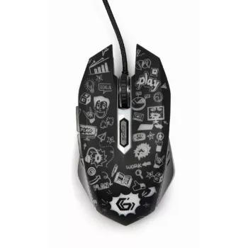 Pelė USB Optinė Juoda Gembird MUS-6B-GRAFIX-01
