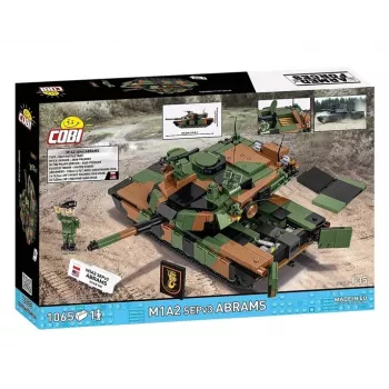 Konstruktorius Cobi M1A2 SEPV3 Abrams su 1 065 kaladėlių