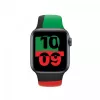 Apple 44mm Black Unity Sport Band S/M juoda žalia raudona
