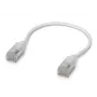 Tinklo jungiamasis kabelis UBIQUITI UACC-Cable-Patch-EL-C6A 0,15 m Cat6a RJ-45 permatomas baltas