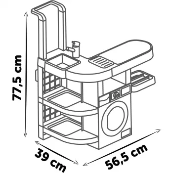 Smoby 7600330327 Pilkas – vaikiškas namų ruošos žaislas