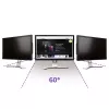 Qoltec GDPR privatumo filtras 23 col. | 16:9 | Akių apsauga | Panoraminis