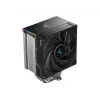 Oro aušintuvas DeepCool AK500S Digital SE — 120 mm ventiliatorius, LGA1700/AM5/AM4 ir Intel LGA115x/1200 lizdų palaikymas, Juodas