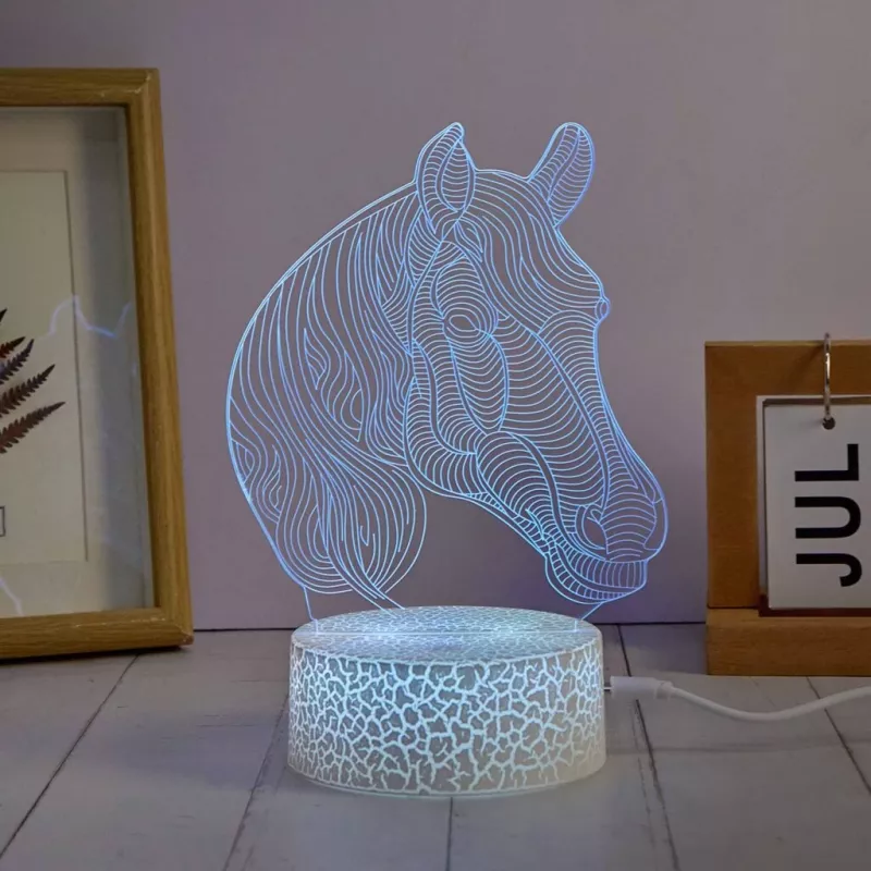 Manta SNL116RGB RGB 3D arklio dekoratyvinė LED lempa