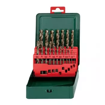 Gręžtų rinkinys Metabo HSS Cobalt 19 vnt DIN 338, cilindriniu kotu