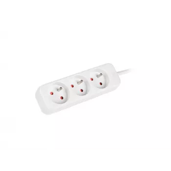 Lanberg PS0-03E-0150-W baltas – 3 lizdų ilgintuvas su vaikų apsauga