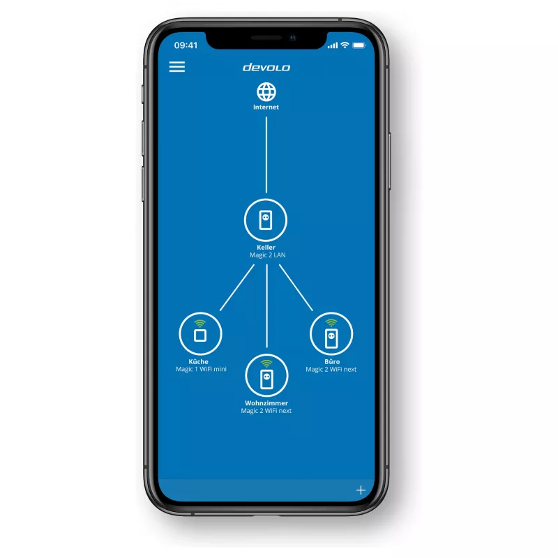 Devolo Magic 2 WiFi next Multiroom rinkinys, 3 Powerline adapteriai